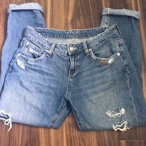Zara boyfriend jeans medium wash